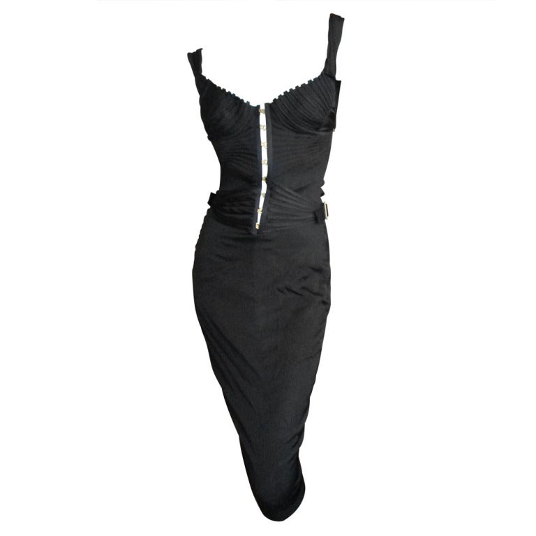 Gucci by Tom Ford Corset Dress In Tom Ford Book on SJP