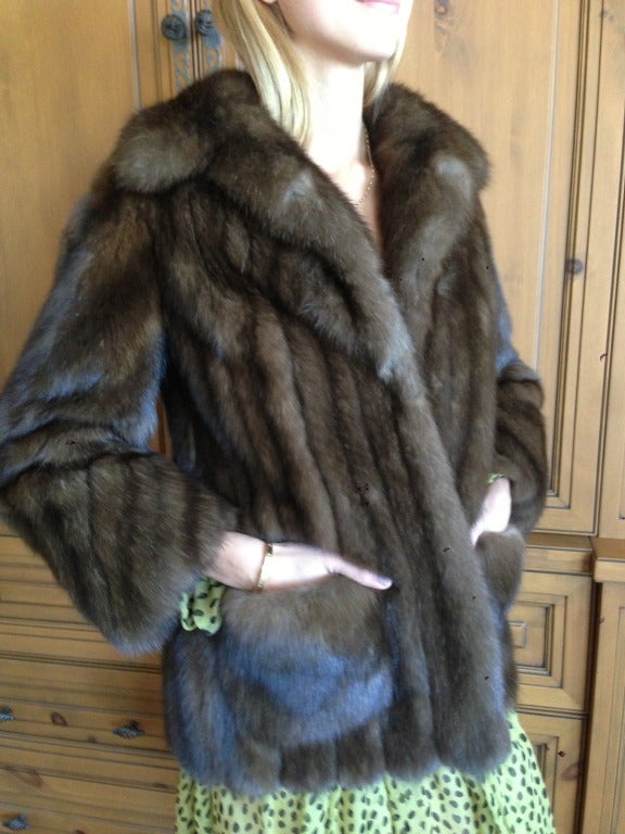 Royal Crown Barguzin Russian Sable Fur Stroller / Jacket 2