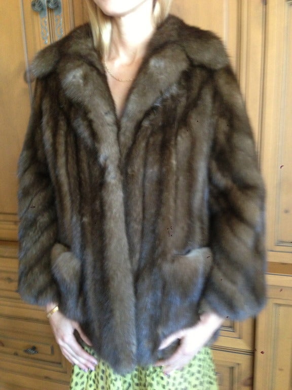 Royal Crown Barguzin Russian Sable Fur Stroller / Jacket 5