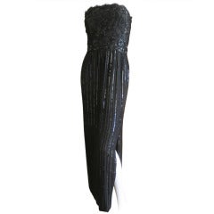 Jean-Louis Couture Custom 1959 Column Gown
