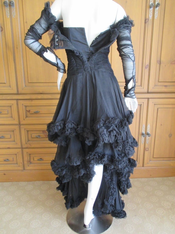 dramatic black dresses