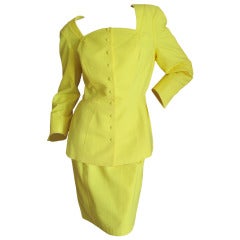 Thierry Mugler Yellow Suit