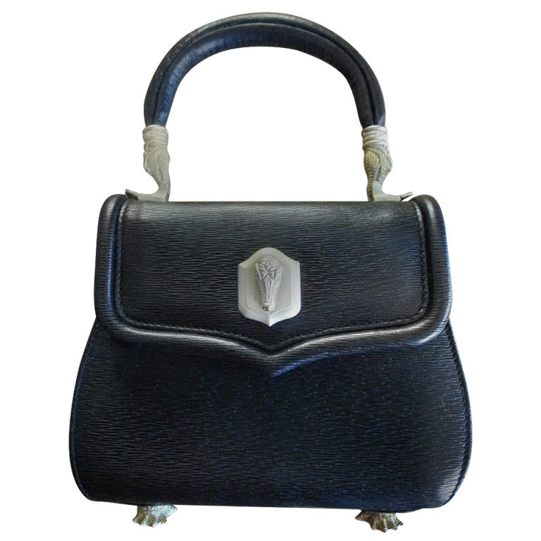 Barry Kieselstein-Cord Rare Black Mini Trophy Bag