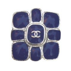 Vintage Chanel Poured Glass Gripoix Pin, A '08 New w Tags/ Box