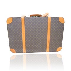 Louis Vuitton Classic Monogram Hard Sided Vintage Suitcase