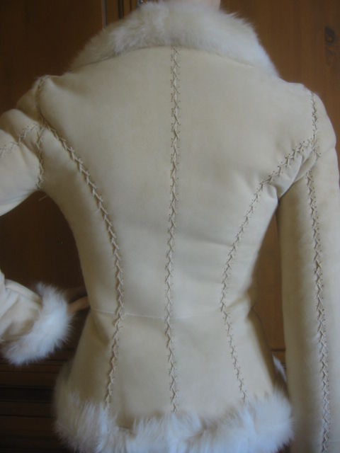 Alexander McQueen Beautiful Whipstiched Shearling Fur Jacket 3
