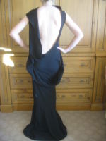 Commes des Garcons Backless Black Dress