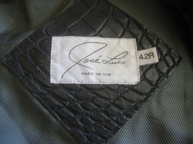 Luxurious Genuine Alligator Mens Jacket by Jose Luis 4