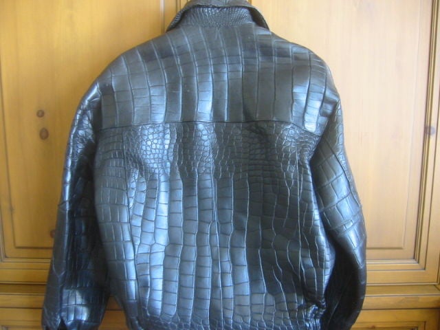 Luxurious Genuine Alligator Mens Jacket by Jose Luis 2