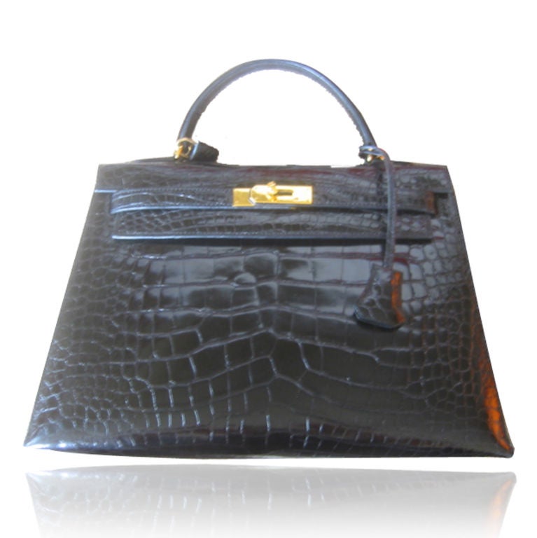 Hermes Alligator 32 cm Kelly Bag in Perfect , Mint Condition