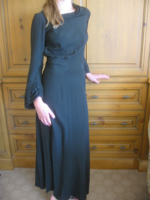 Chanel 1930's Bias Cut Little Black Dress ; the original LBD ! at