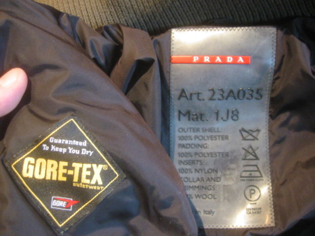 Prada Gor Tex Fur Trimmed One piece Ski Suit sz L 3