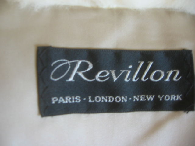 Revillon Luxurious Artic White Fox Fur Coat sz L 3