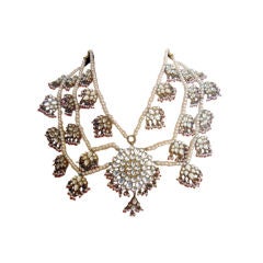 Vintage Indian Wedding Jewelry Extravagant Necklace