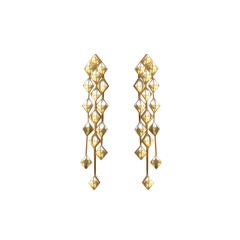Chanel Metalesse Collection 18 Kt Gold Earrings