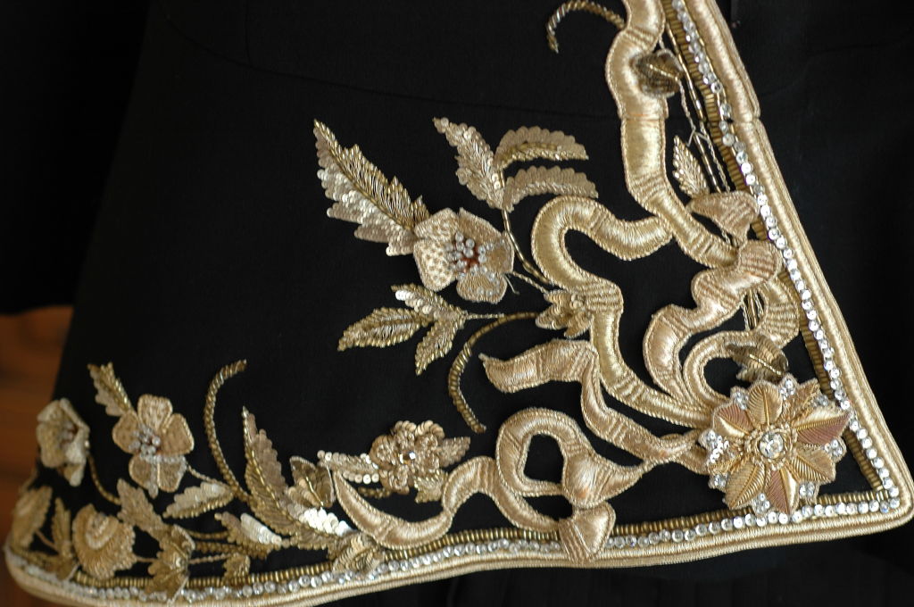 Oscar De la Renta Lesage Embroidered Jacket sz 12 1