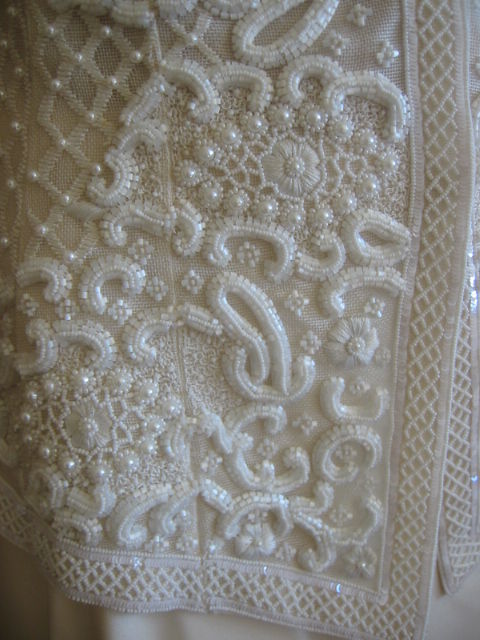 Oscar de la Renta Lesage Embroidered Jacket sz 12 5