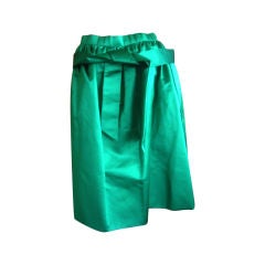 Adolfo Vintage Jewel Tone Silk Taffeta Skirt