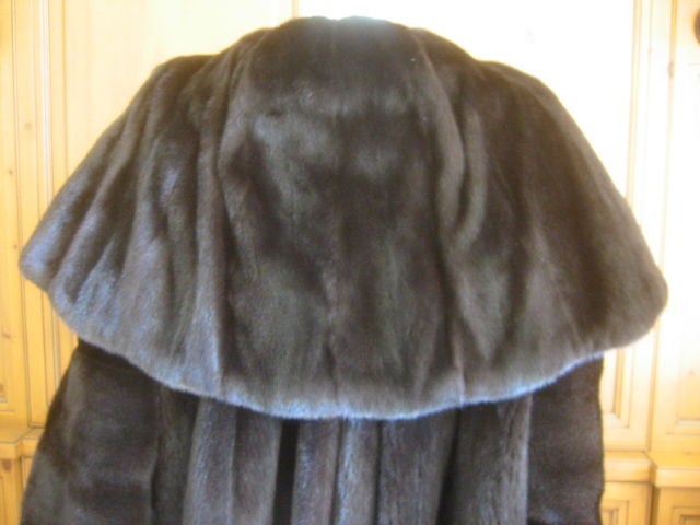 Sensational mink jacket with cape, from Claude Montana for Neiman Marcus.<br />
This is the most divine piece, the photos just don't quite capture the magic of this piece. <br />
This has a 102