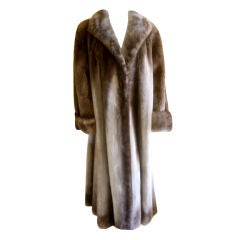 Used Neiman Marcus Ombre Sheared Beaver Coat
