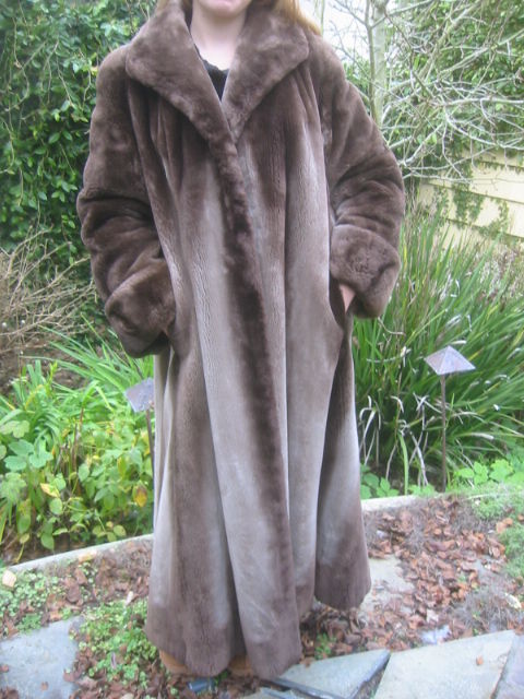 Neiman Marcus Ombre Sheared Beaver Coat 1