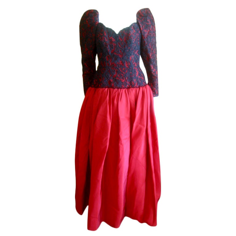 Yves Saint Laurent Haute Couture Evening Gown