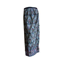 Oscar de la Renta Lesage Embroidered Skirt sz 12