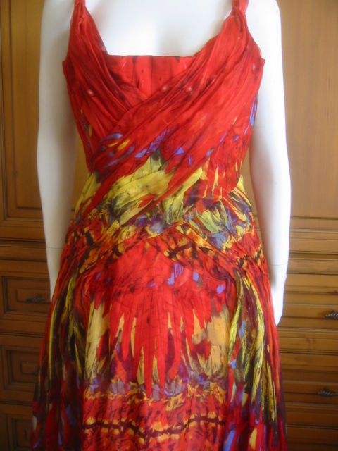 Alexander McQueen Rare Parrot Dress Spring 03 sz 42 1