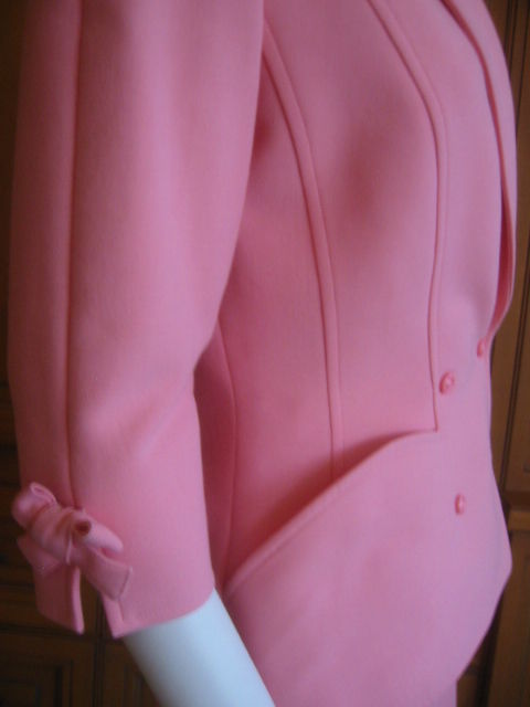 Thierry Mugler Sexy Vintage  Suit with  Bow Bracelet Sleeve 1