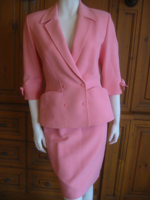 Thierry Mugler Sexy Vintage  Suit with  Bow Bracelet Sleeve 5