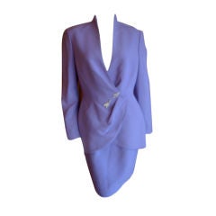 Thierry Mugler Sexy Vintage  Suit with Crystal Arrow sz 40