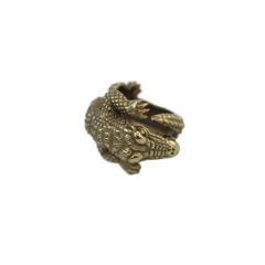 Barry Kieselstein-Cord  Alligator Ring 18kt Gold 1988