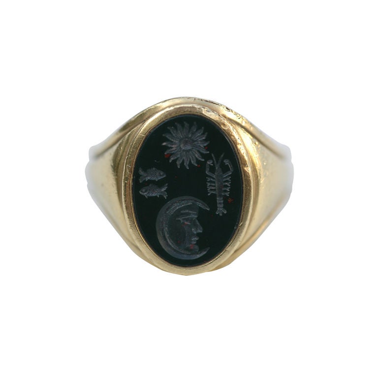 Barry Kieselstein-Cord  Intaglio Ring 18kt Gold