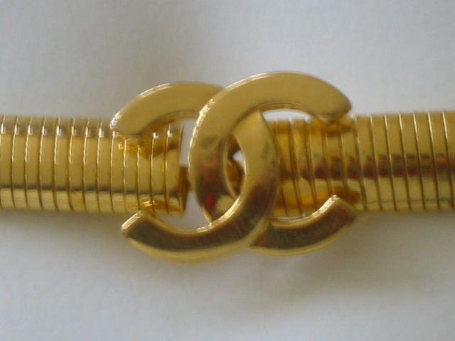 Women's Chanel Snake Chain Belt / Bracelet