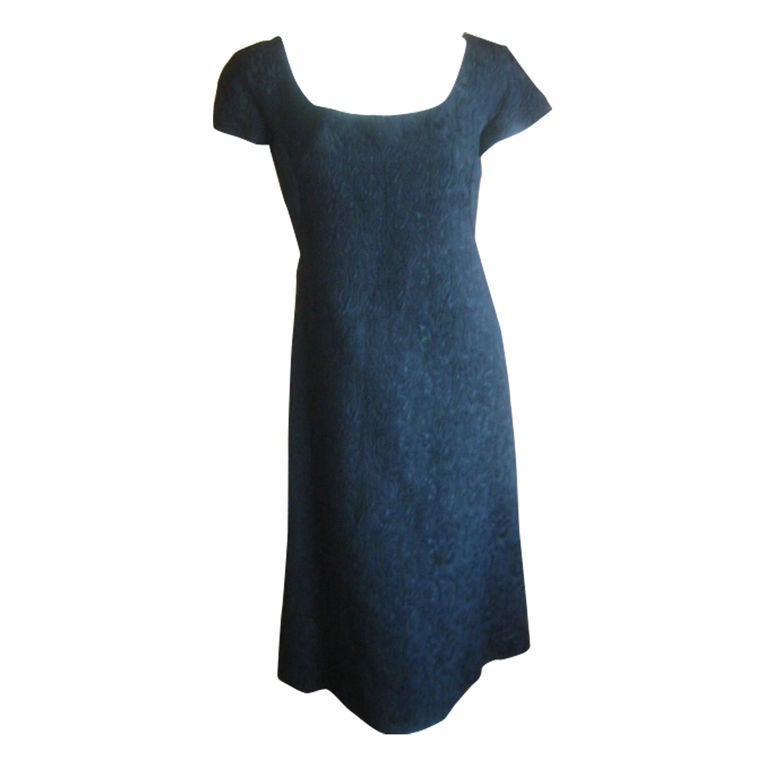 1963 John Moore Bergdorf
s Elegant Little Black Dress