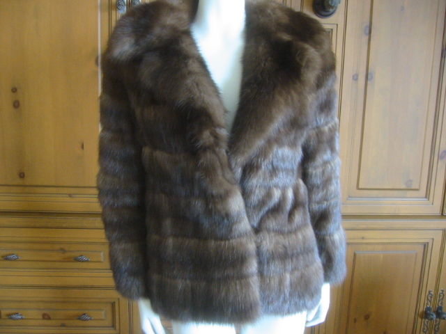 Luxurious Barguzin Russian Sable Stroller from Bergdorf Goodman<br />
This is convertable. The bottom unsnaps, so you can wear it as a jacket too.<br />
Extremely versatile. The perfect traveling fur, lightweight, and two styles in one coat<br