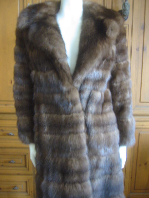 Women's Bergdorf Goodman Barguzin Russian Sable Convertable Coat/Jacket