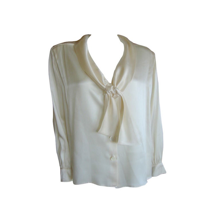 Silk Charmeuse Blouse