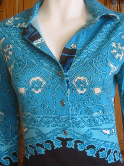 Leonard Paris vintage 1970 bJersey Tunic/Top New in Bag
