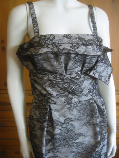Christian Dior Sexy Lace overlay Cocktail dress