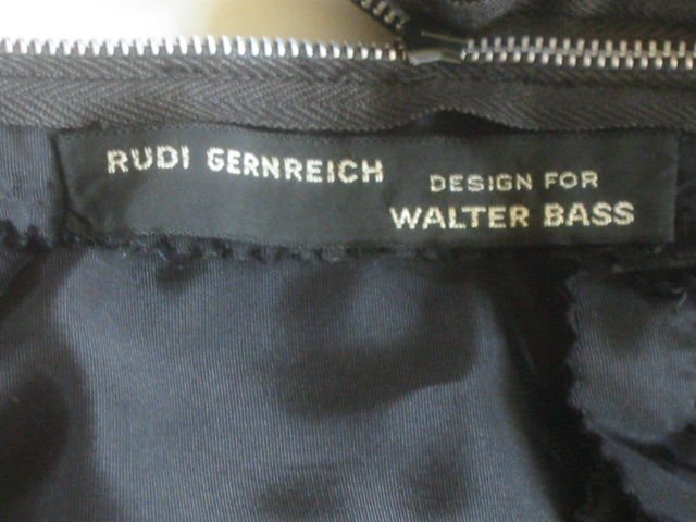 Women's Rudi Gernreich Little Black Dress 1950's  for Jax by Walter Bass