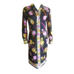 Emilio Pucci Classic Silk Jersey Vintage Dress