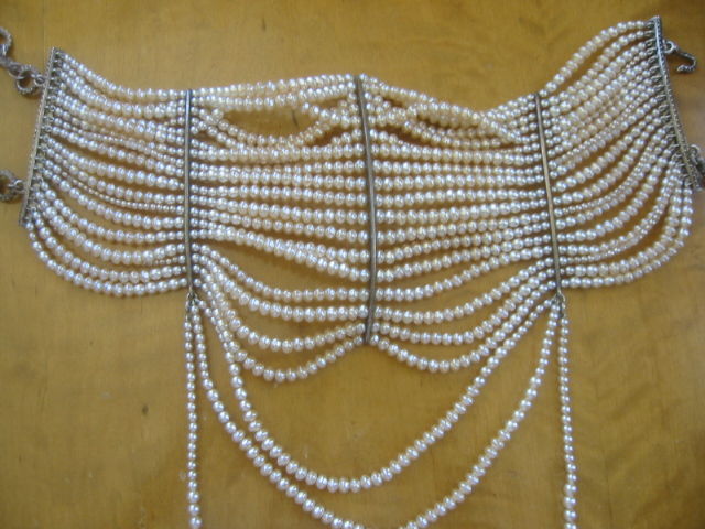 Christian Dior Spring 2007 Couture Masai Pearl Necklace 2