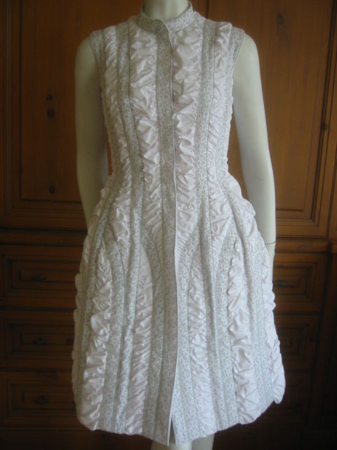 azzedine alaia white dress