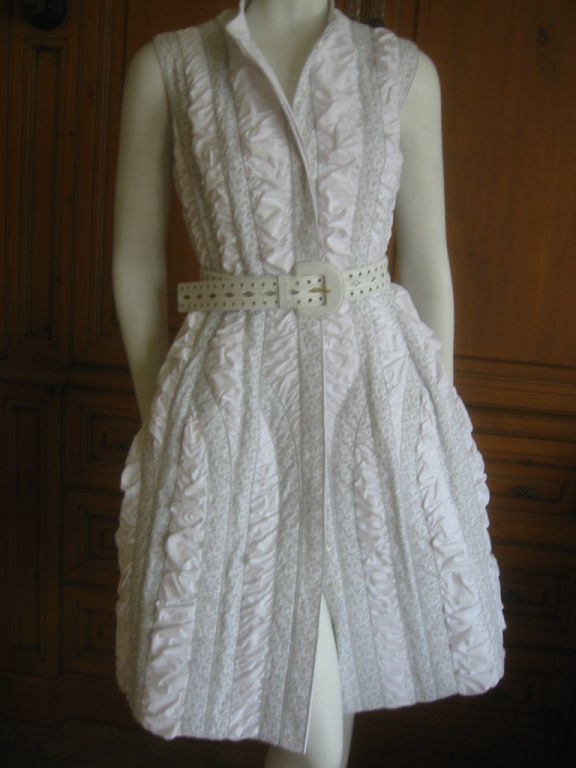 azzedine alaia white dress