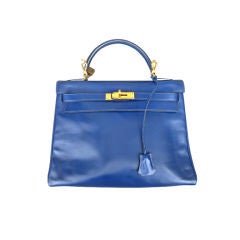 Hermes Blue Royale  Kelly Bag 31