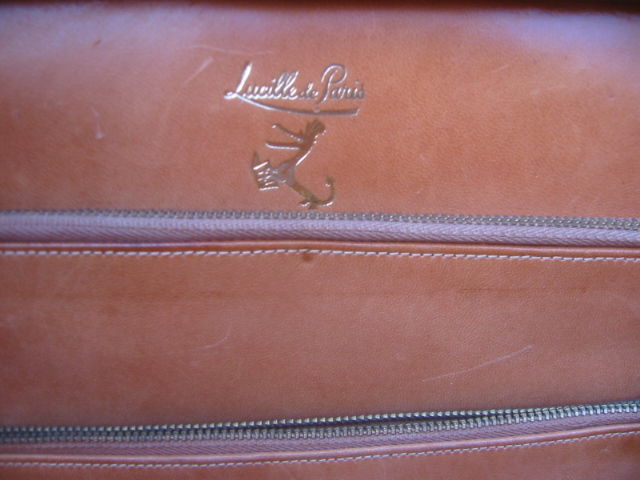 Lucille de Paris Tan Large Alligator Handbag 5