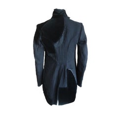 Commes des Garcons black patchwork tailcoat M