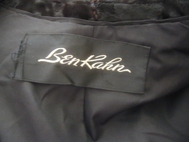 Luxurious Swakara lamb black trench coat from Ben Kahn 4