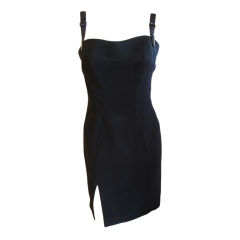 Thierry Mugler Sexy Little Black Dress sz 34 Thierry Mugler Sexy Little Black Dress sz 34